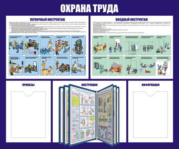С95 Стенд охрана труда (с перекидной системой) (1200х1000 мм, пластик ПВХ 3 мм, алюминиевый багет серебряного цвета) - Стенды - Стенды по охране труда - ohrana.inoy.org